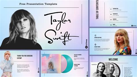 Taylor Swift Powerpoint Template