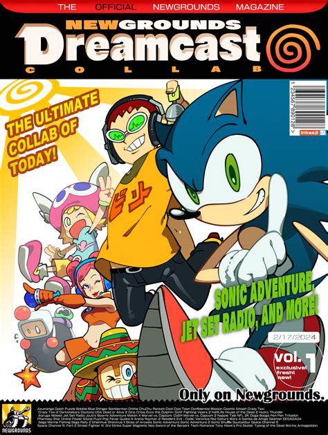 Ng Dreamcast Collab Magazine By Inksaji On Newgrounds