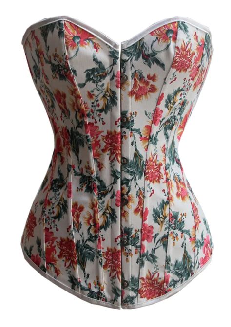 Print Floral Corset For Women 3s3177 Floral Overbust Corset Sexy Corset Slimming Suit Shapewear