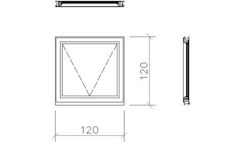 Descarga Gratuita Del Bloque Autocad Ventanas Abatible Eje Horizontal