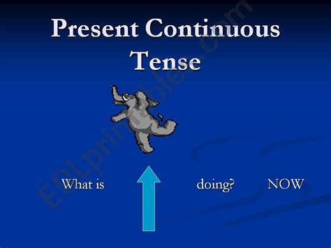 Esl English Powerpoints Present Continuous Tense