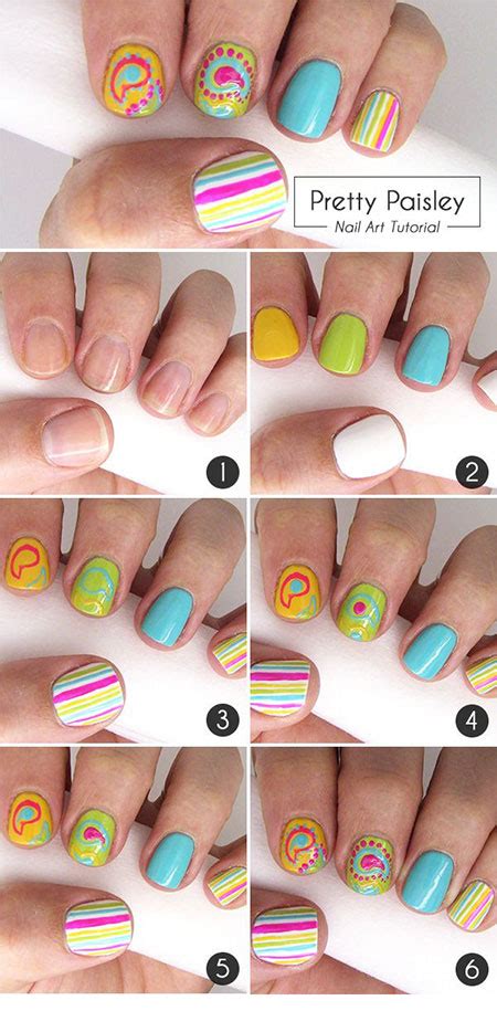 Easy Summer Inspired Nail Art Tutorials For Beginners Learners