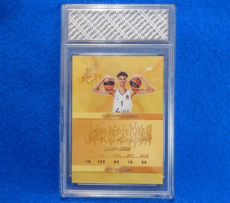 Victor Wembanyama Gold Lightning Graded Rookie Limited Edition