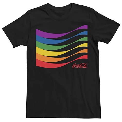 Adult Coca-Cola Pride Rainbow Wave Logo Tee