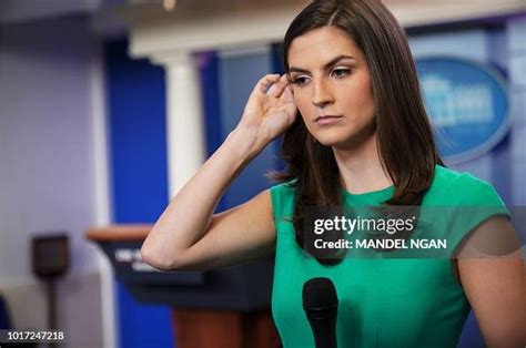 CNN White House correspondent Kaitlan Collins is seen in the Brady ...