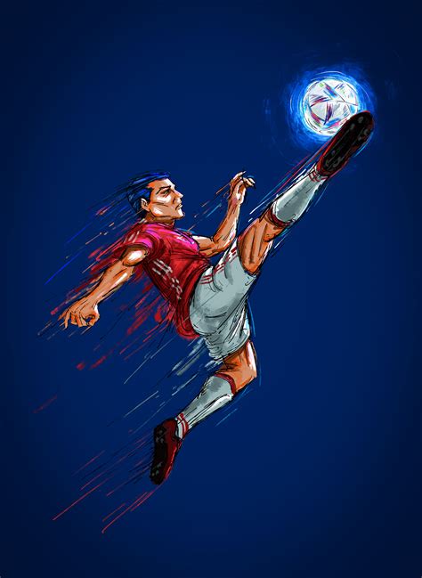 Football Player Abstract Digital painting on Behance