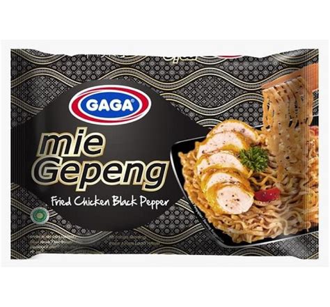 GAGA Mie Gepeng Goreng Lada Hitam 75g – Market Market