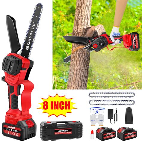 Dayplus 8 Chainsaw Cordless Electric Power Chain Saw 40ah Battery