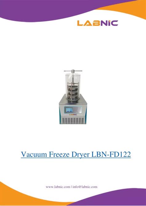 PPT Vacuum Freeze Dryer LBN FD122 PowerPoint Presentation Free