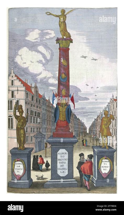 Painting Of Victory Column Cut Out Stock Images And Pictures Alamy