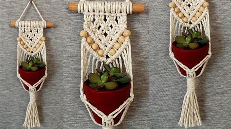 DIY Mini PORTAMACETAS De MACRAME Paso A Paso PRINCIPIANTES DIY