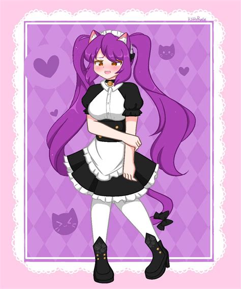 Amber Cat Maid T By Itskittyrosie On Deviantart