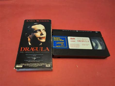 Dracula Vhs 1992 Andy Warhol Roman Polanski Original Cult Classic