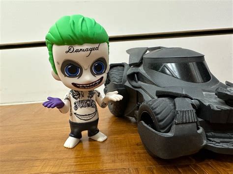 Hot Toys Cosbaby Joker Batman Bvs Justice League Batmobile Hot Wheels