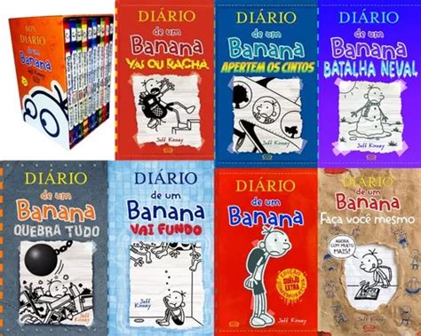 Box Diário De Um Banana Lacrado 7 Livros Coleção Completa Frete grátis