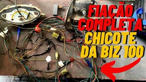 REFAZENDO O CHICOTE COMPLETO FIAÇÃO DA BIZ 100 98 A 2005 ESQUEMA