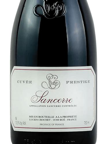 2017 Lucien Crochet Cuvée Prestige Sancerre Rouge Vivino United States