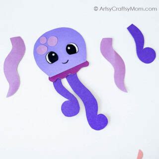 Cute and Easy DIY Paper Octopus Bookmark for Kids