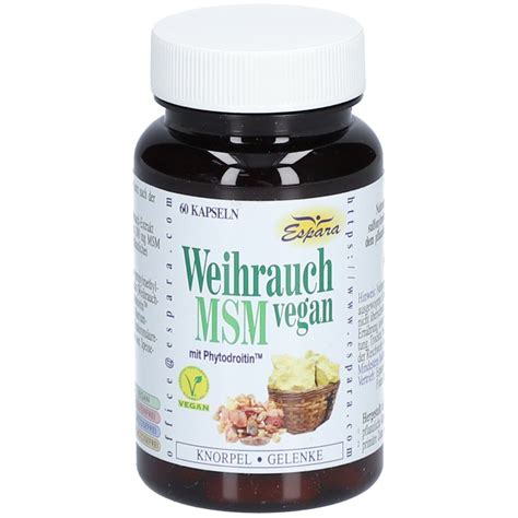 Weihrauch Msm Vegan 60 St Shop Apotheke