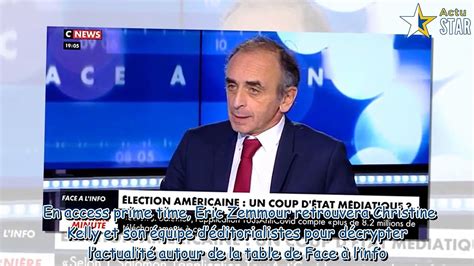 Zemmour et Naulleau évincé Eric Zemmour privé de Face à linfo sur