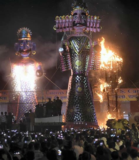 In Pics Dussehra Celebration In Delhi