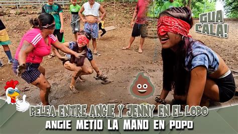 Guerra De Lodo Angie Y Jenny Se Pelean Por La Ultima Chancla Angie Se