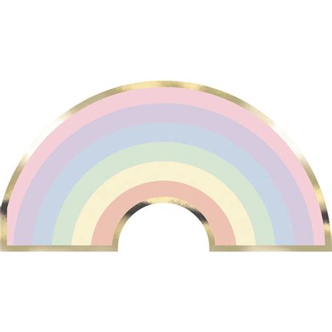 Serviettes Arc En Ciel Pastel Pour L Anniversaire De Votre Enfant