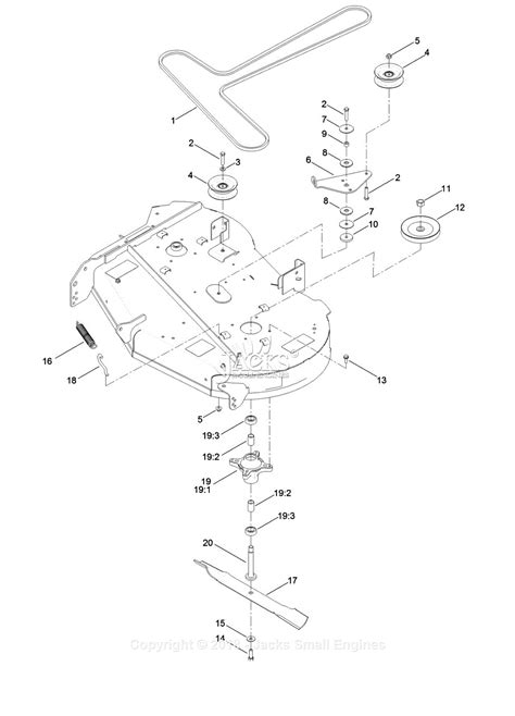 Exmark Quest S Series Drive Belt Diagram