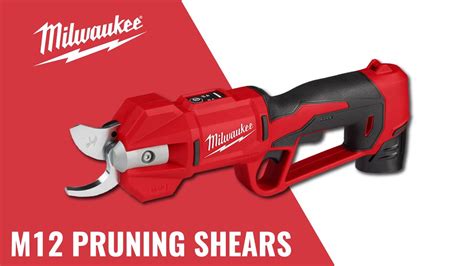 Milwaukee M12 Brushless Pruning Shears 2534 21 Youtube