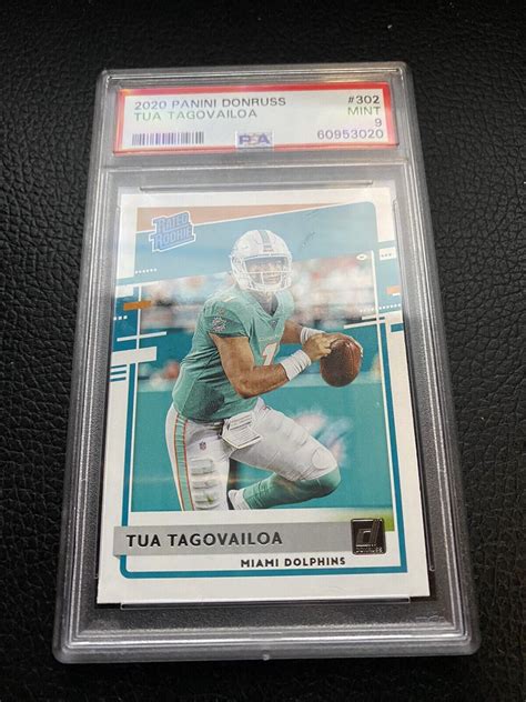 Donruss Tua Tagovailoa Rated Rookie Card Rc Psa Dolphins