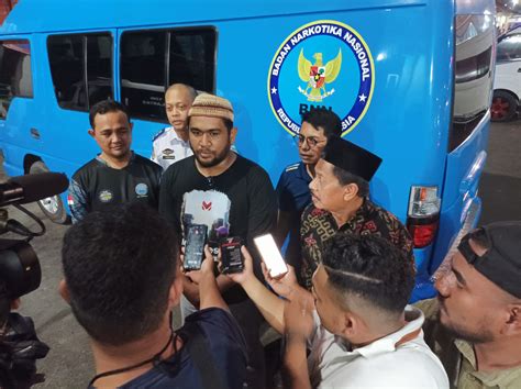 Pemkot Lhokseumawe Dan BNNK Lhomseumawe Tes Urine Puluhan Sopir Bus