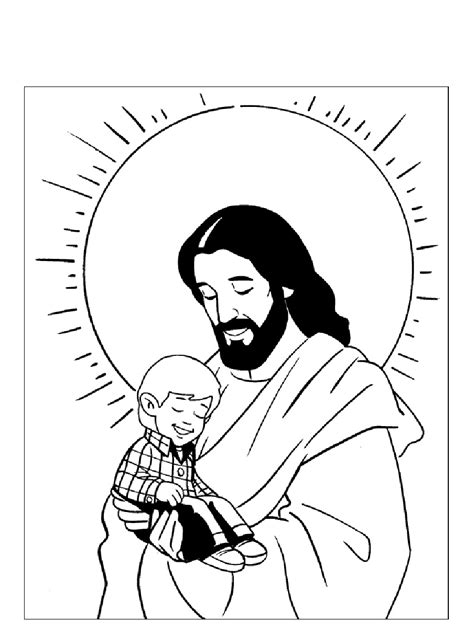 Desenho De Jesus Minha Vida Para Colorir Tudodesenhos Images And