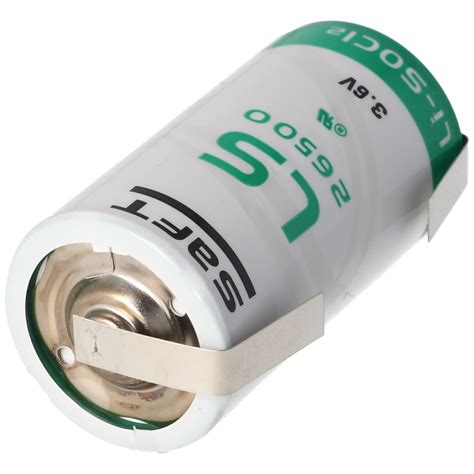 SAFT LS26500 Batterie au lithium Li SOCI2 taille C avec cosse à souder