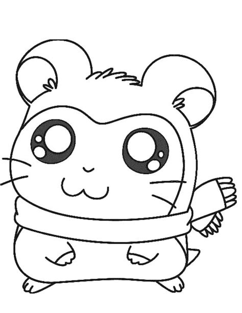 Coloriage Hamster Hamtaro Animaux