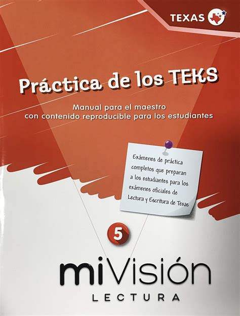 MiVision Lectura Practica De Los TEKS 5 Texas Edicion By Pearson