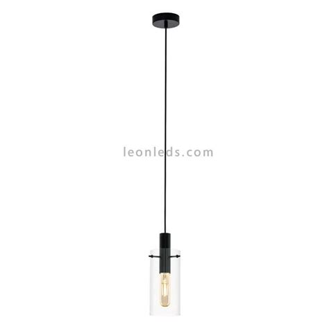 Lámpara LED colgante de metal y cristal Oslo de MDC LeonLeds