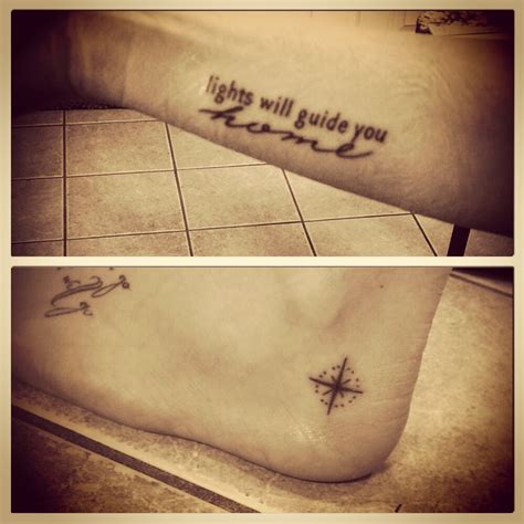 2 New Tattoos Because We Couldn T Decide Lights Will Guide You Home