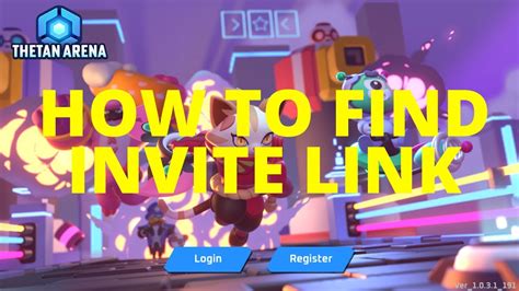 How To Get Your Invite Link In Thetan Arena Tagalog YouTube