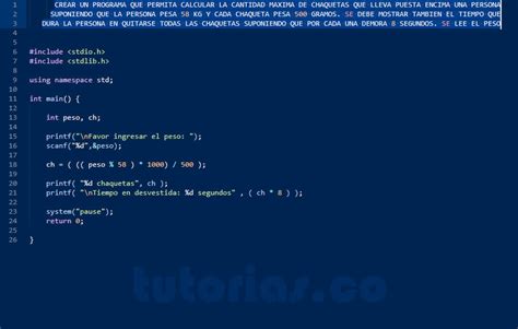 Operadores Turbo C Cantidad De Chaquetas Y Desvestidas Tutorias Co