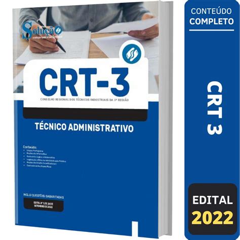 Apostila Concurso CRT 03 Técnico Administrativo Solução Cursos e