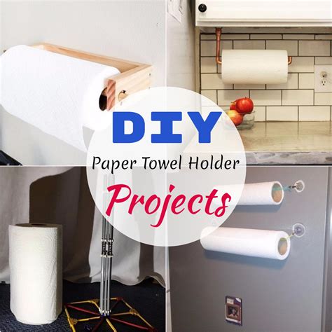 29 Diy Paper Towel Holder Projects Diyncrafty