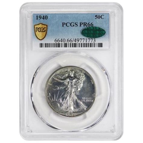 Walking Liberty Half Dollar C Pcgs Pr Ebay