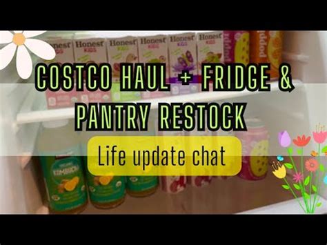 Costco Haul Fridge Pantry Restock Youtube