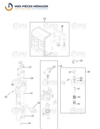 Vue Eclatee Delonghi Ecam B S