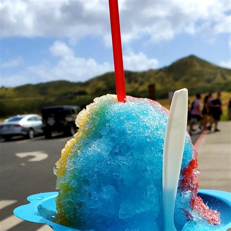 Rainbow shaved ice from Hawaii : r/RainbowEverything