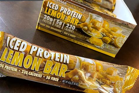 Iced Lemon Protein Bar Coming Next Friday From Bowmar Nutrition