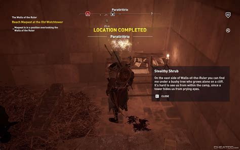 Assassin S Creed Origins Guide And Walkthrough Stealthy Shrub Papyrus Riddle