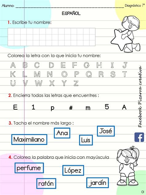 Examen DiagnÓstico Para 1°grado Y 1º De Primaria 2023 Imagenes Educativas