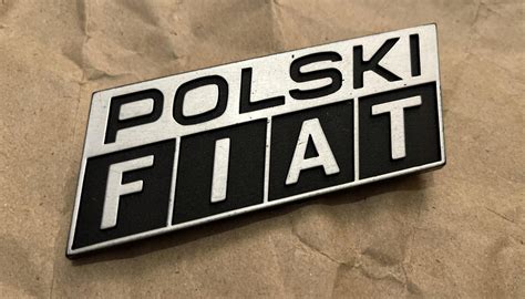 Emblemat znaczek POLSKI FIAT Maluch 126p ORYGINAŁ NOWY za 145 zł z