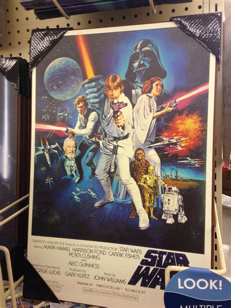 Hobby Lobby Star Wars wood picture Pôsteres de filmes Cartaz de